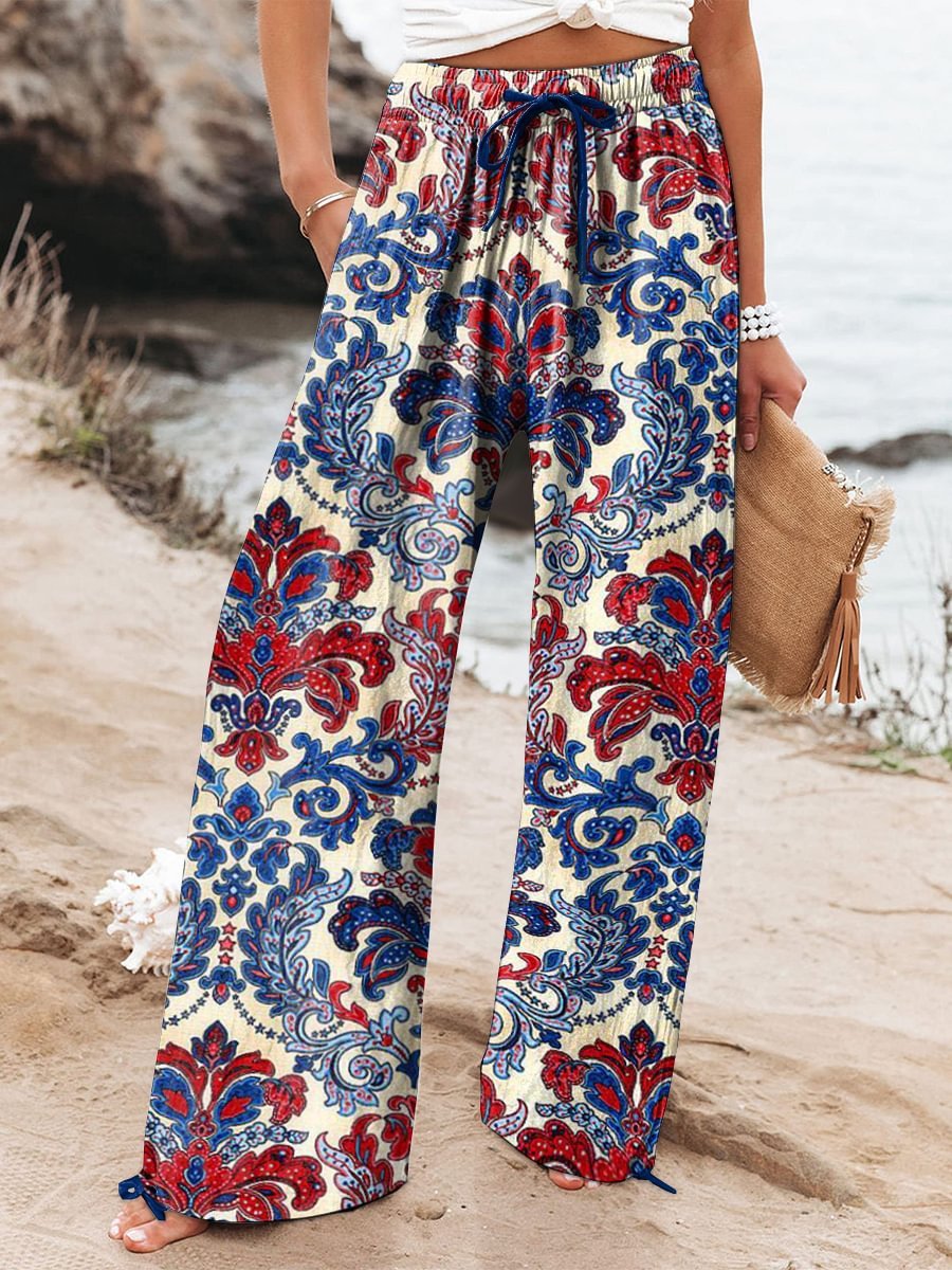 Pantalon à jambe large (wide leg)