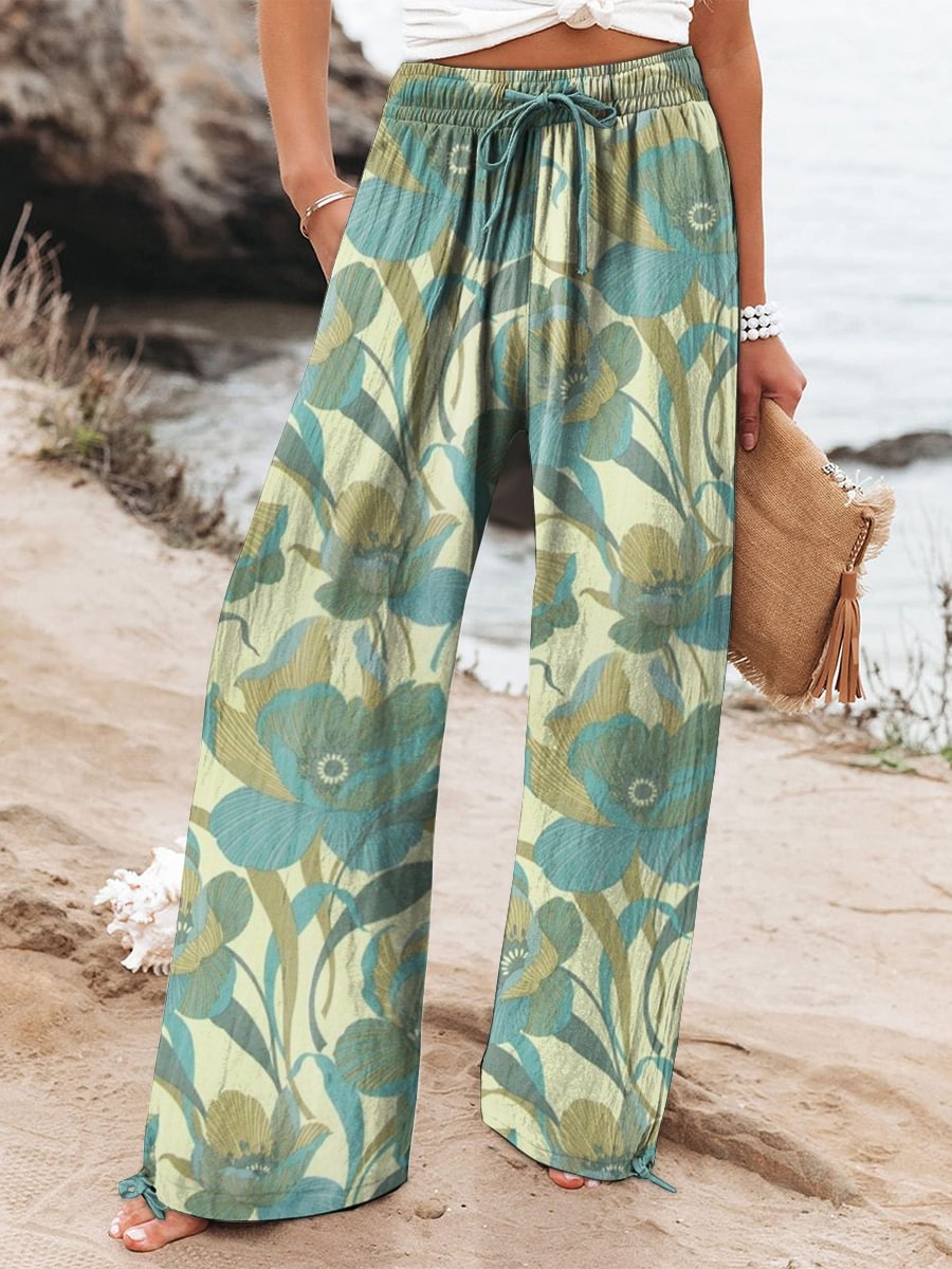 Pantalon à jambe large (wide leg)