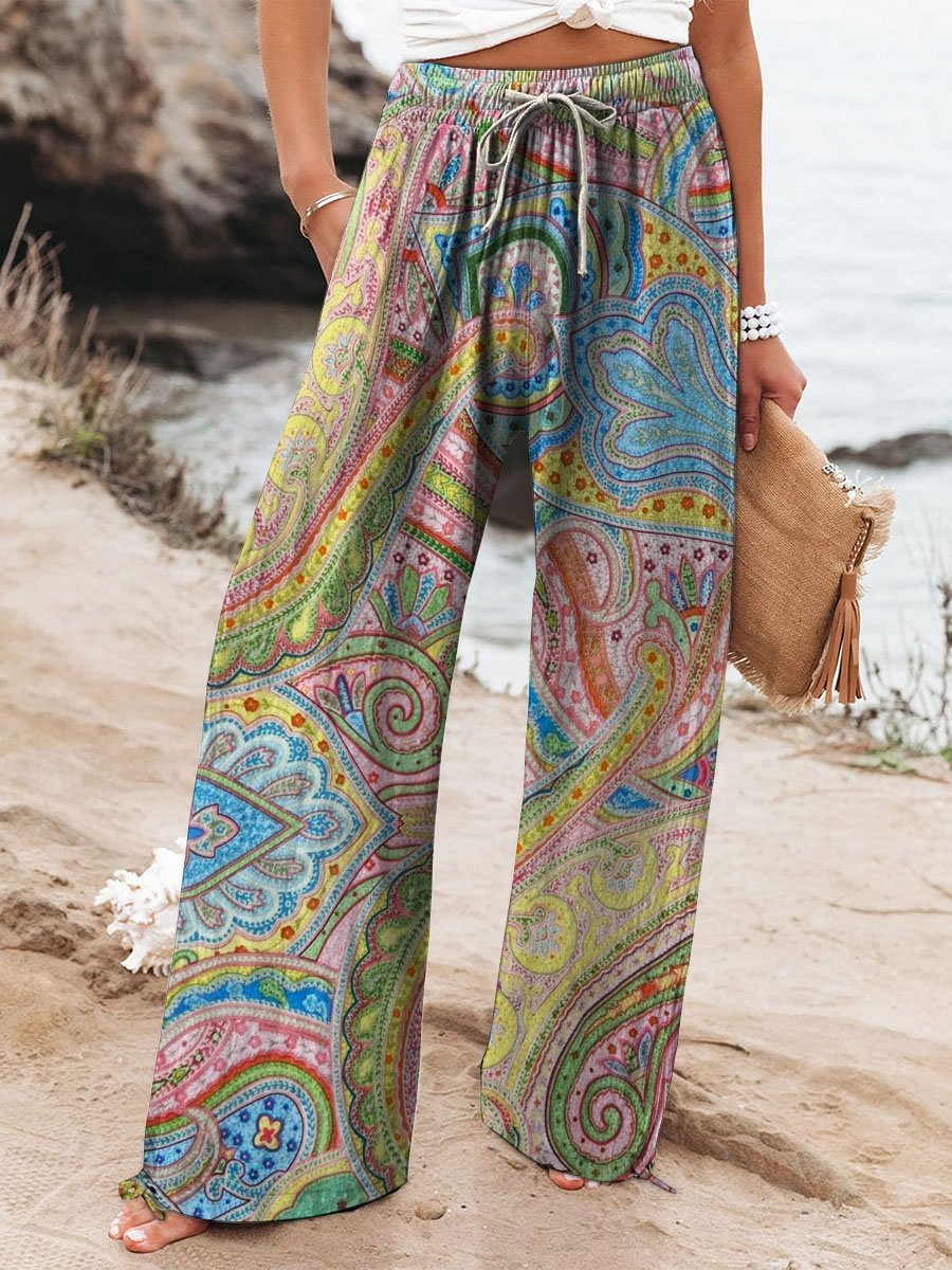 Pantalon à jambe large (wide leg)