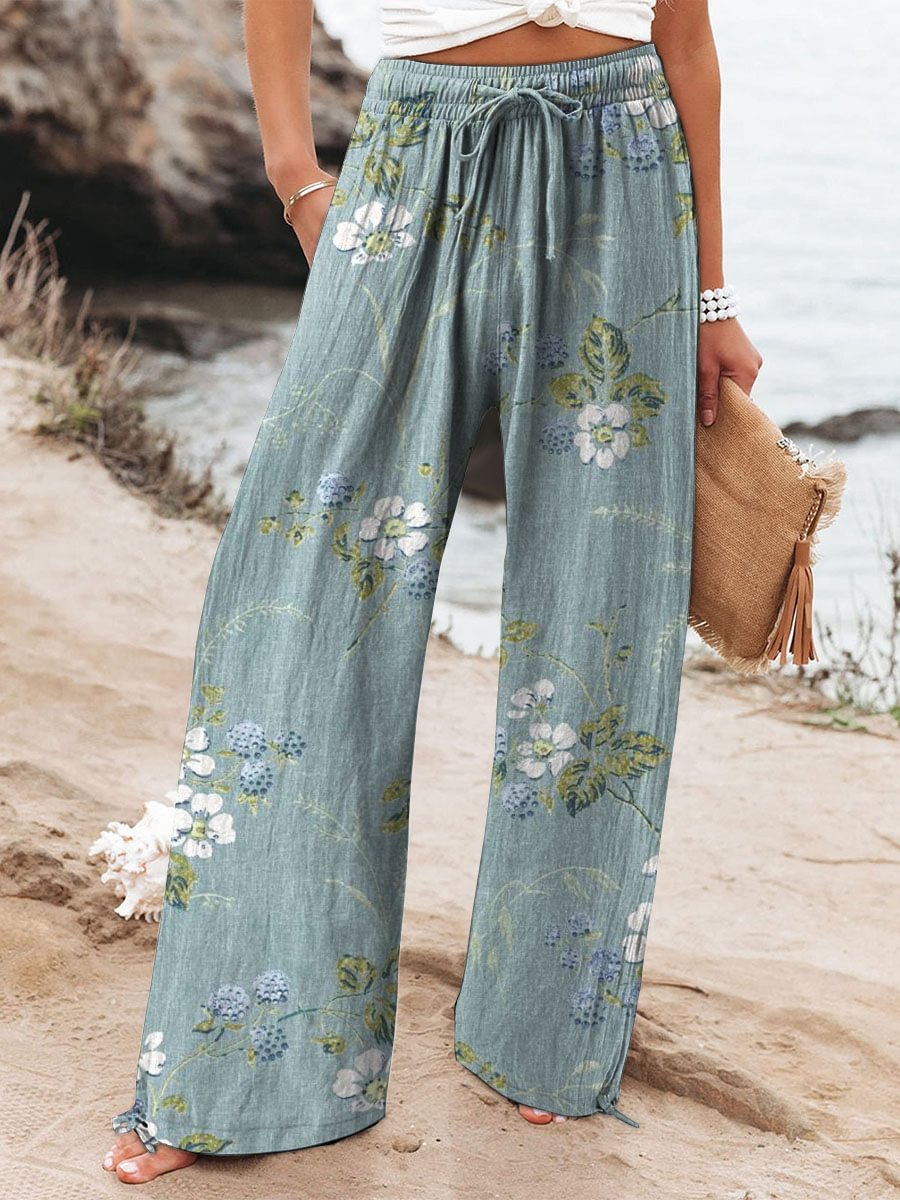 Pantalon à jambe large (wide leg)