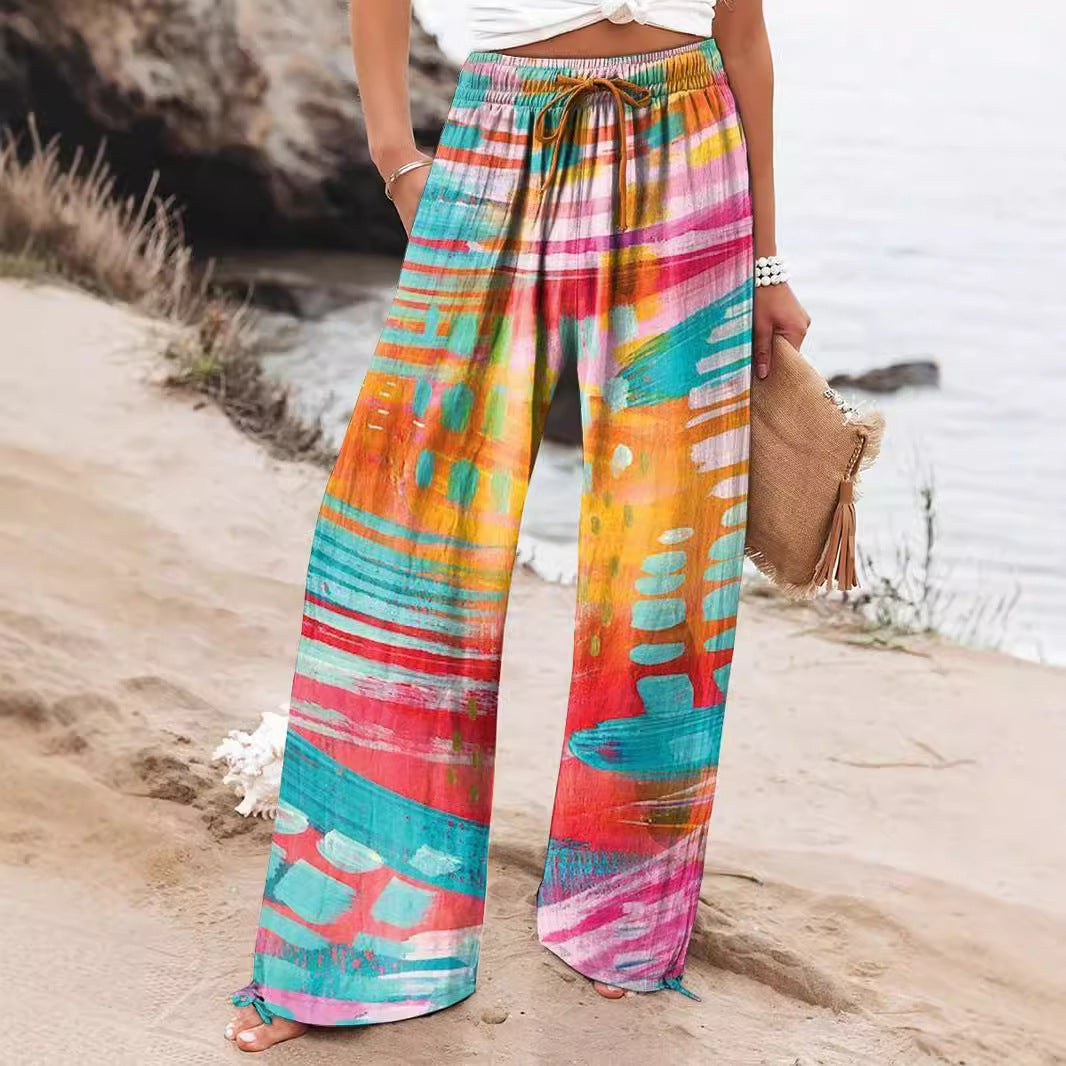 Pantalon à jambe large (wide leg)