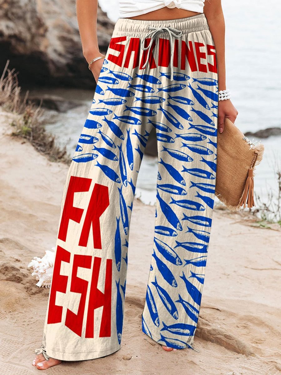 Pantalon à jambe large (wide leg)